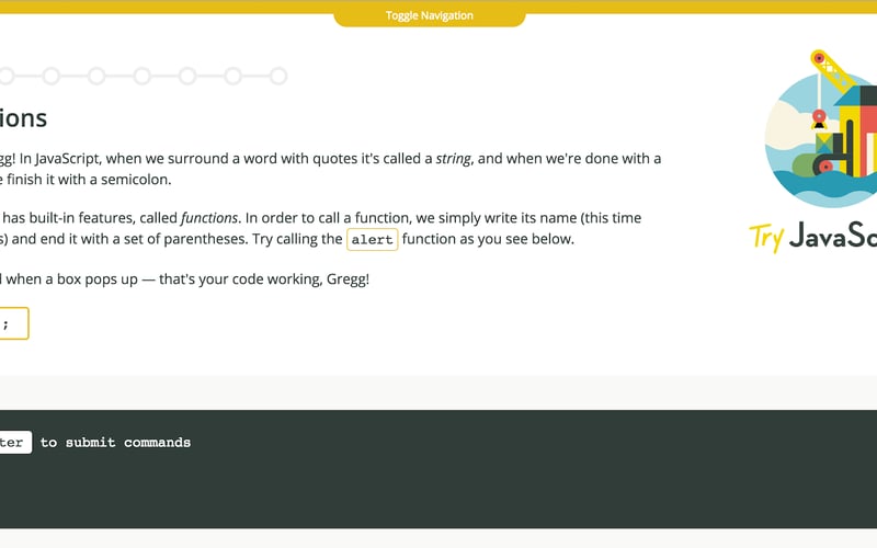 JavaScript.com screenshot 1