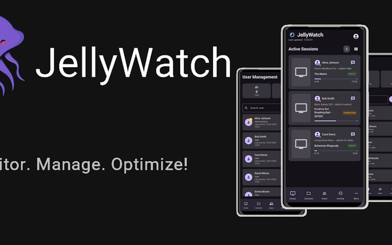 JellyWatch - Monitor Jellyfin screenshot 1