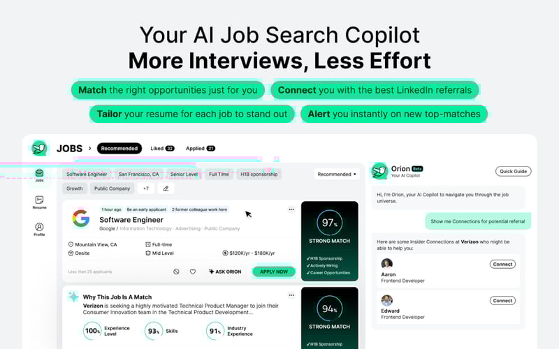 Jobright AI screenshot 1