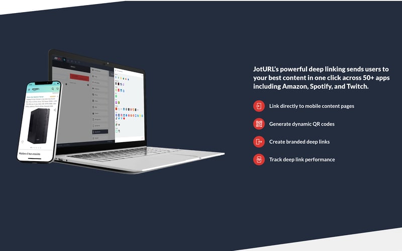 JotUrl Easy Deep Link screenshot 1