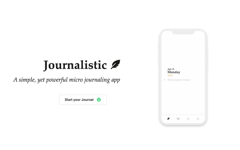 Journalistic screenshot 1