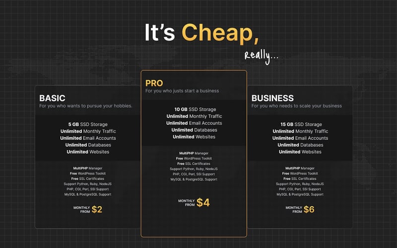 JustAHost screenshot 3