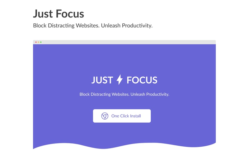 Just Focus screenshot 1