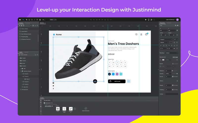 Justinmind screenshot 1