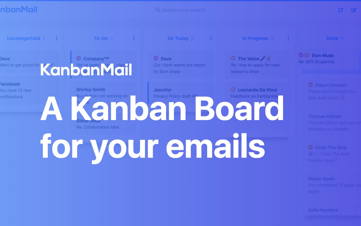 KanbanMail preview