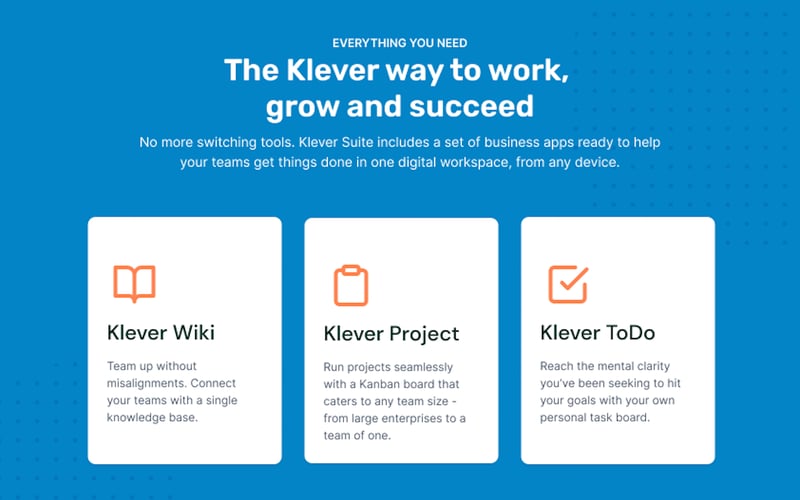 Klever Suite screenshot 2