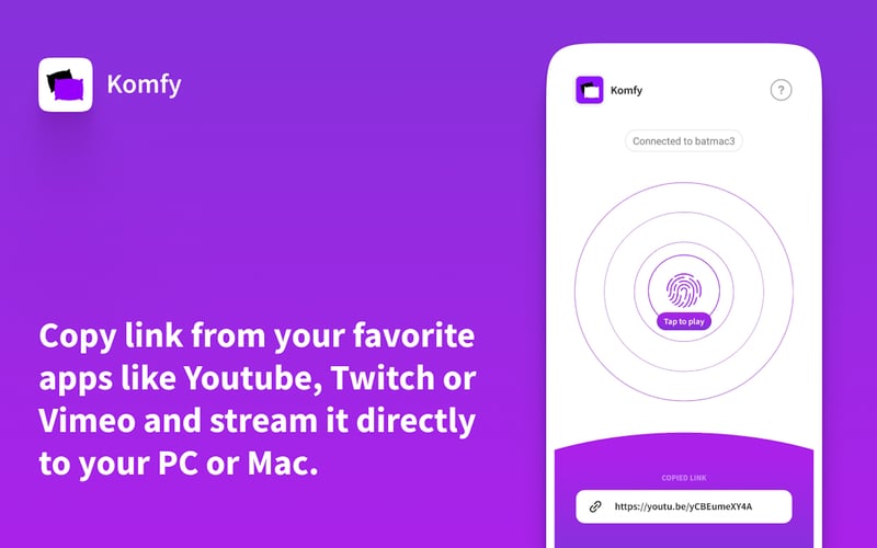 Komfy: Couch streaming screenshot 3