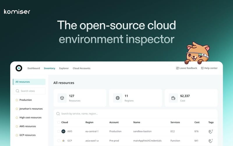 Komiser screenshot 1