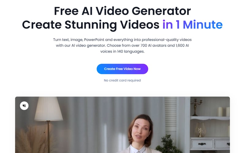 KreadoAI - Free AI Video Generator screenshot 1