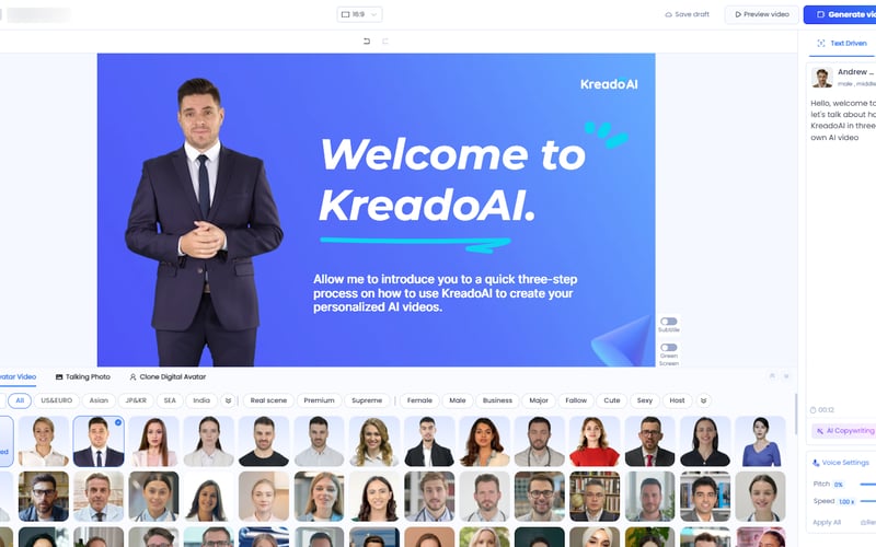 KreadoAI - Free AI Video Generator screenshot 3