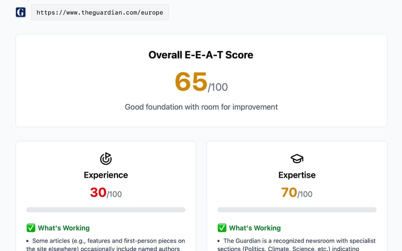 LLM SEO EEAT screenshot 3