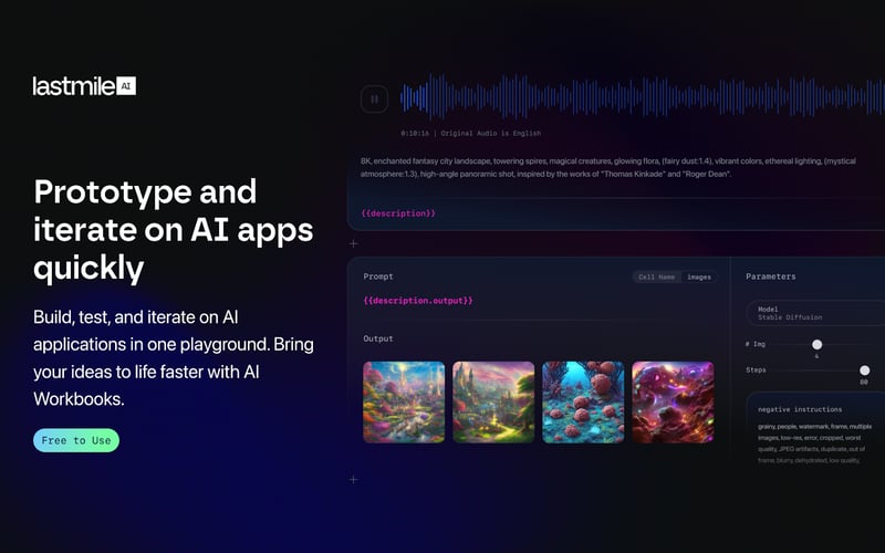 LastMile AI screenshot 2