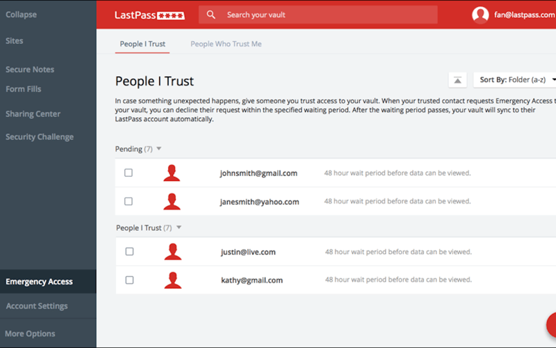 LastPass Authenticator screenshot 1