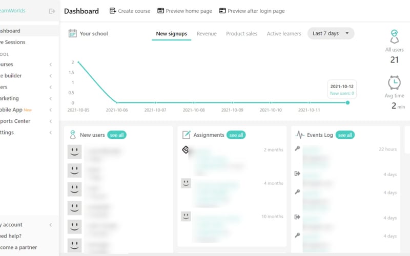 LearnWorlds screenshot 2