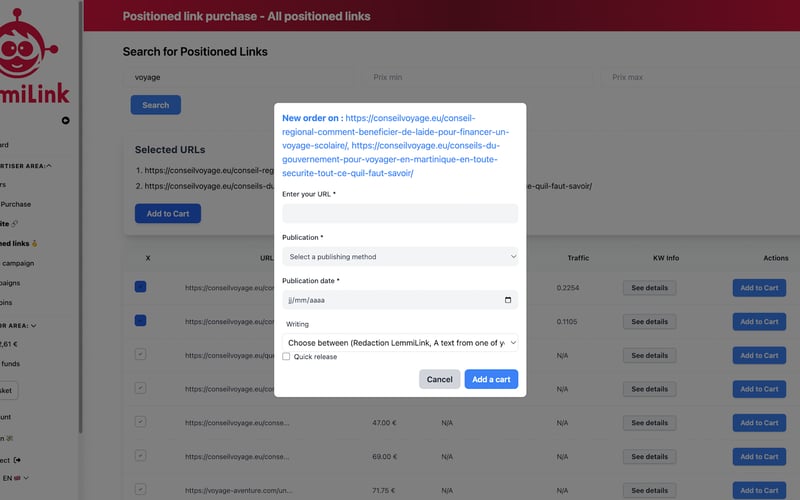 LemmiLink screenshot 2