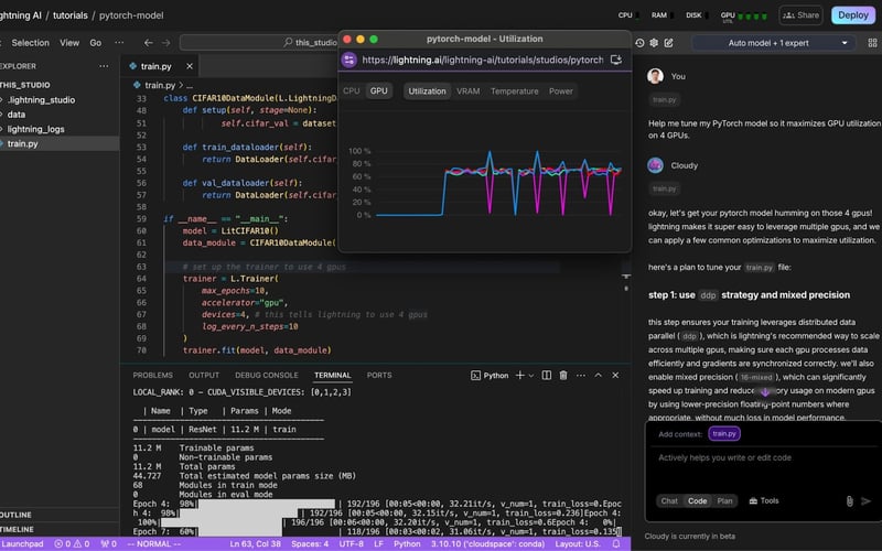 Lightning AI screenshot 1