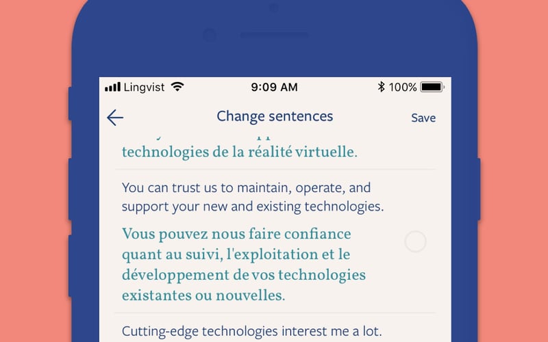 Lingvist screenshot 3