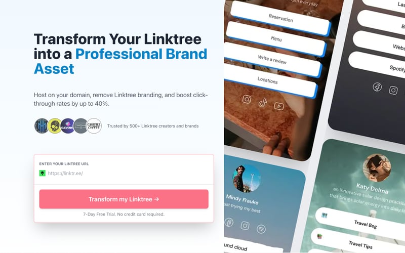 Linktree Custom Domains by Cloakist screenshot 1
