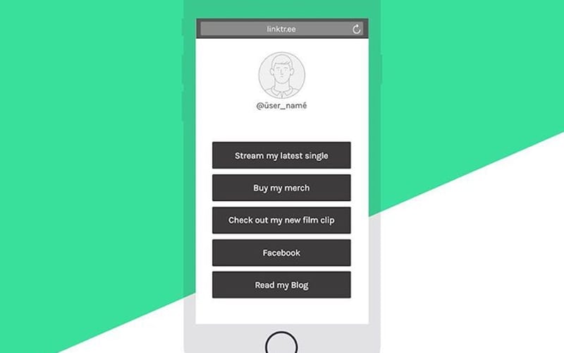 Linktree screenshot 1