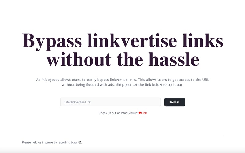 Linkvertise Bypass screenshot 1