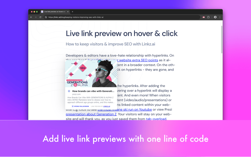 Linkz.ai screenshot 2