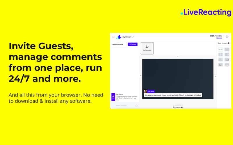 LiveReacting screenshot 2