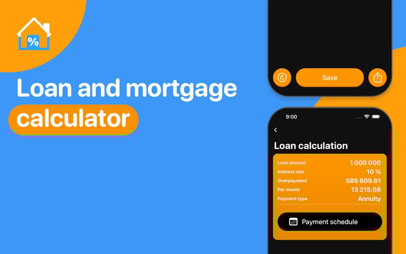 Loan and mortgage: calculator screenshot 3