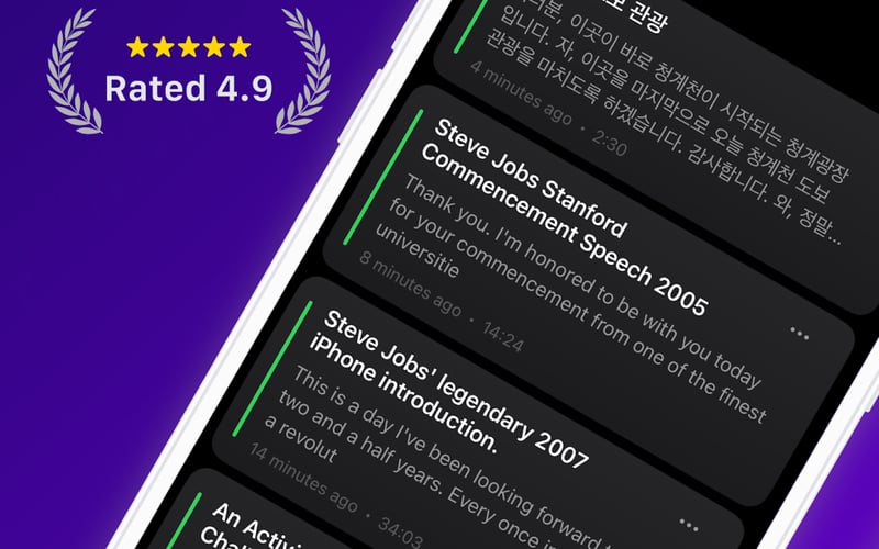 LoroNote - Speech to Text screenshot 1