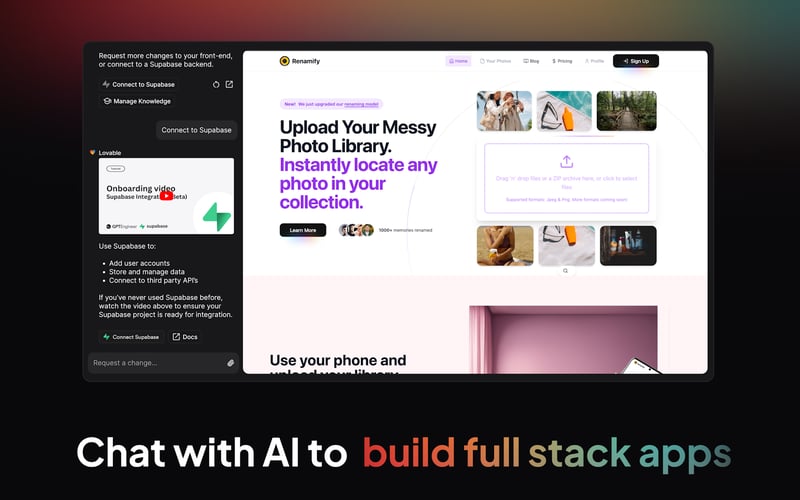 Lovable screenshot 1