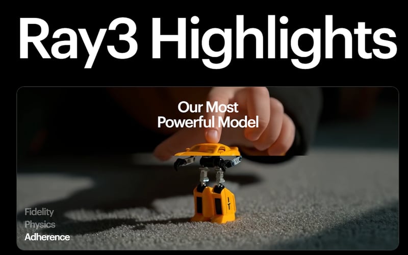 Luma AI screenshot 2