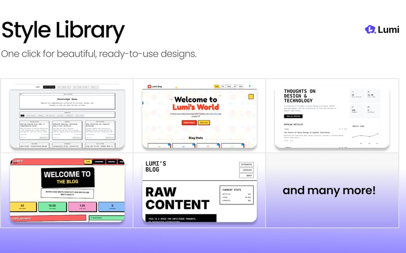 Lumi.new screenshot 2
