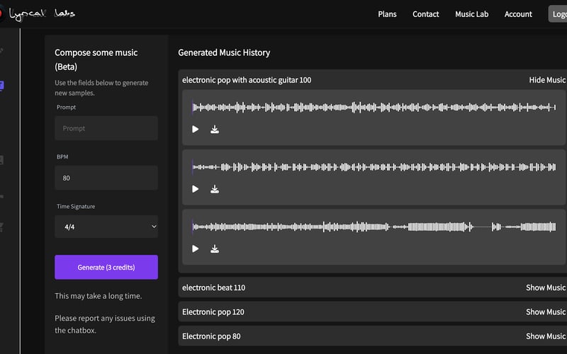 Lyrical Labs screenshot 2