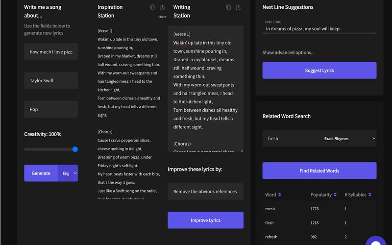 Lyrical Labs screenshot 3
