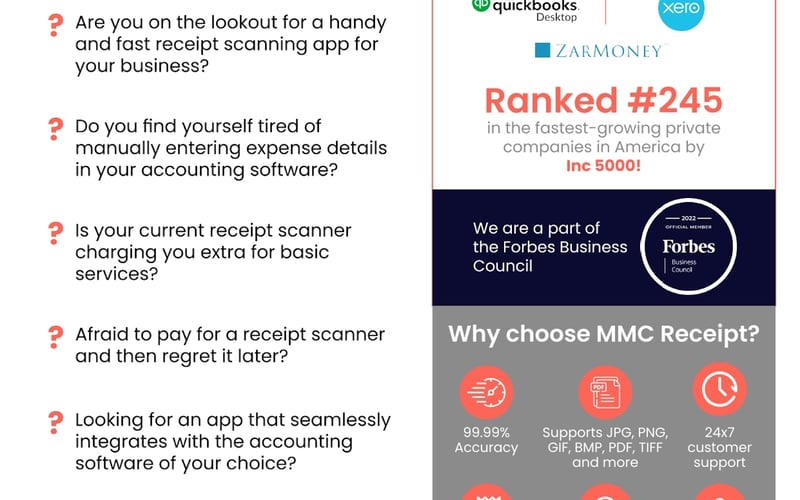 MMC Receipt screenshot 1