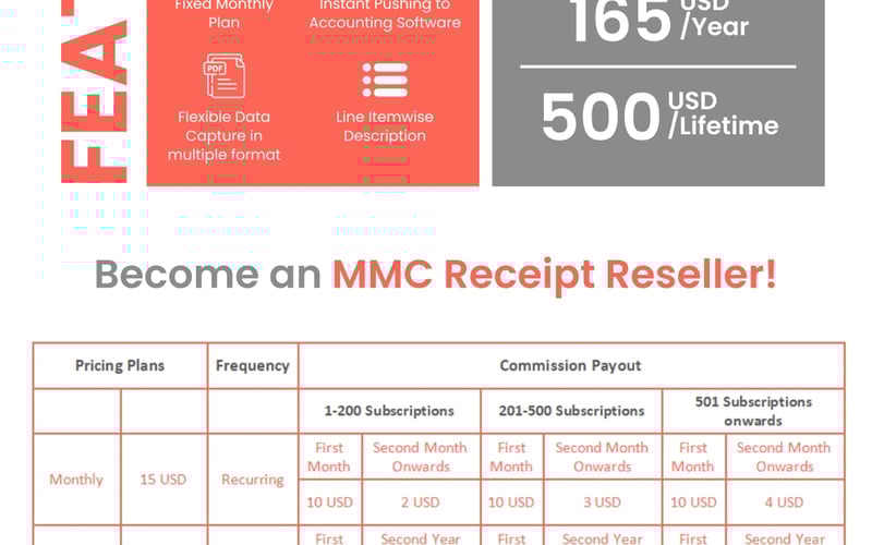 MMC Receipt screenshot 2