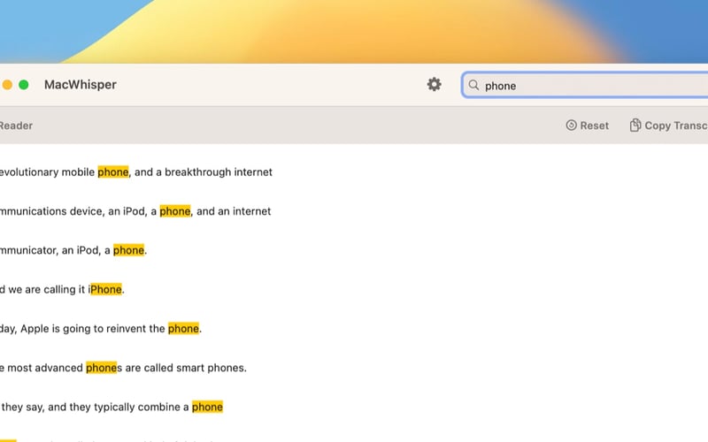 MacWhisper screenshot 3