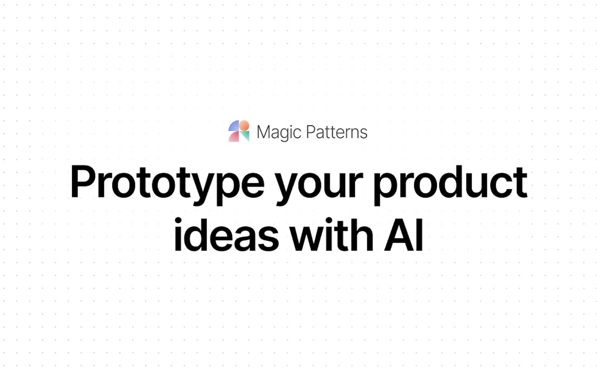 Magic Patterns preview