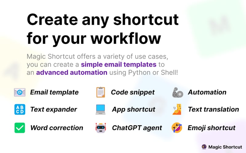 Magic Shortcut screenshot 3
