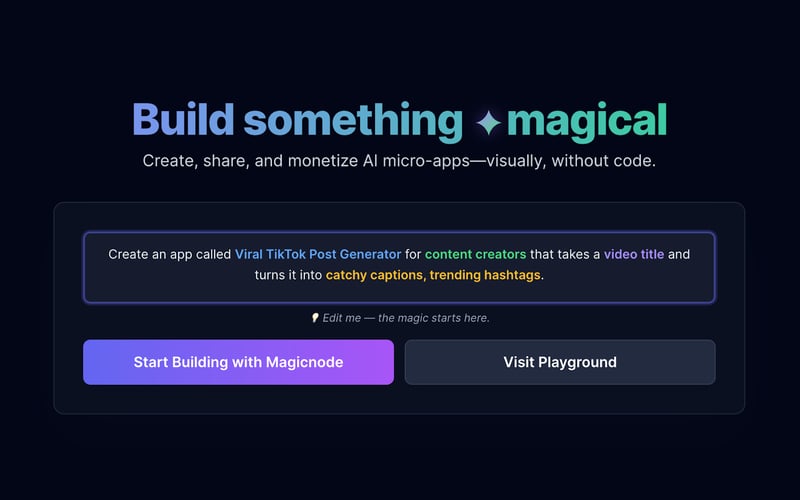 Magicnode screenshot 1