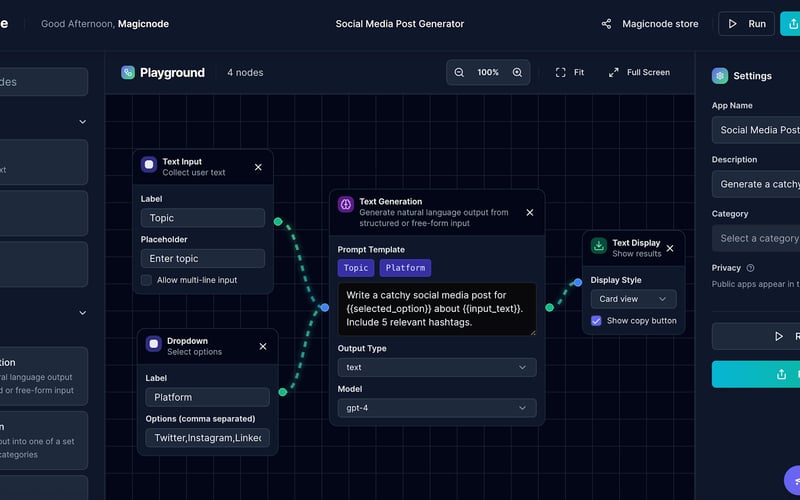 Magicnode screenshot 2