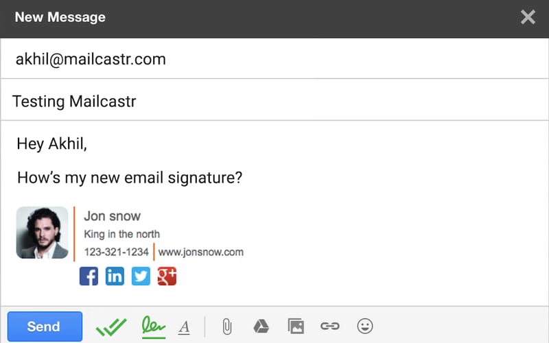 Mailcastr1 screenshot 1