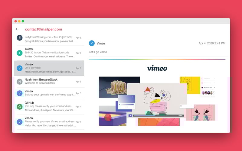 Mailper screenshot 3