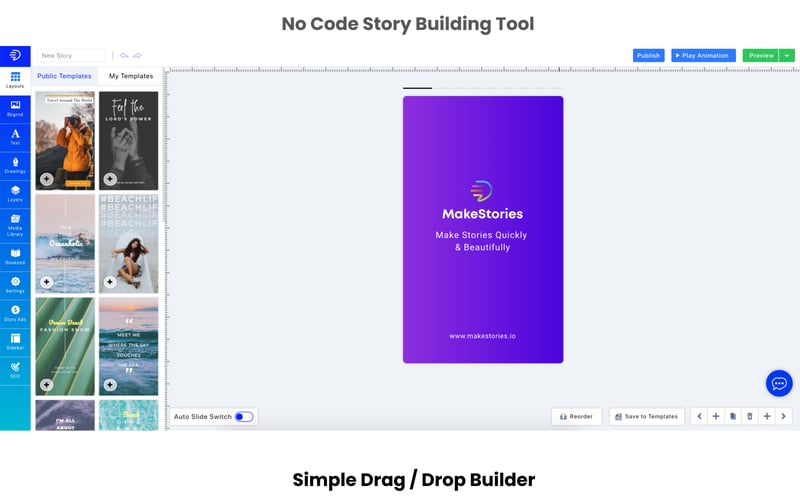MakeStories screenshot 1