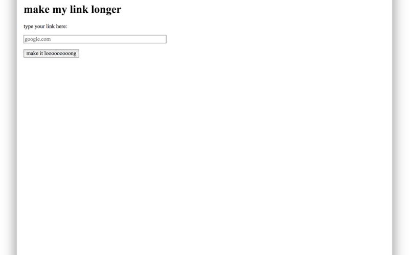 Make My Link Longer screenshot 2