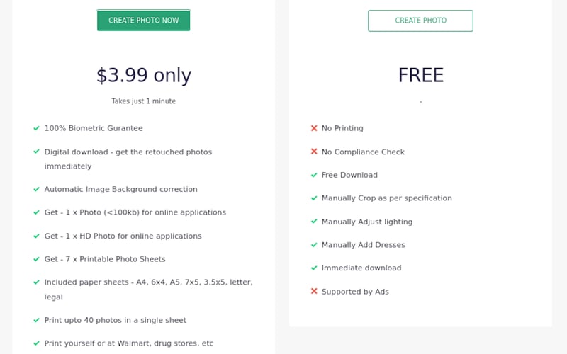 Make Passport Photo - No Cost screenshot 1