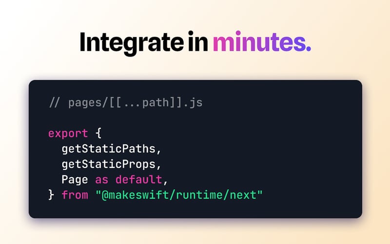Makeswift screenshot 2