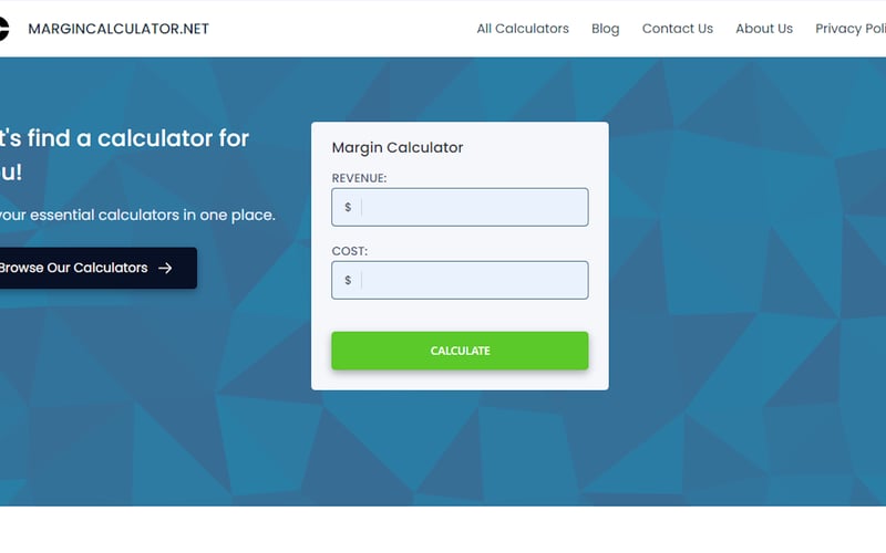 MarginCalculator.net screenshot 1