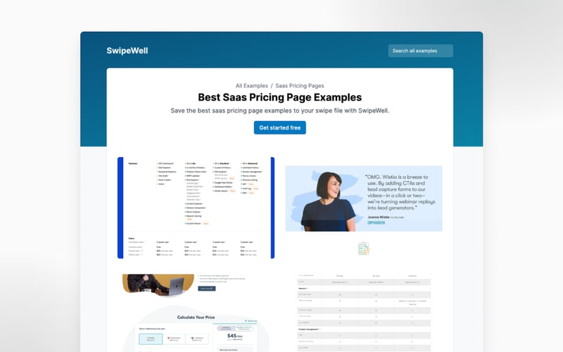Marketing Examples by SwipeWell screenshot 3
