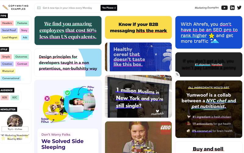 Marketing Examples screenshot 2