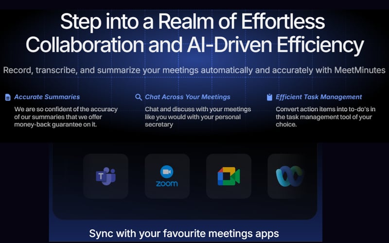 MeetMinutes screenshot 2
